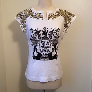 Just Cavalli Vintage Y2K Short Sleeve Top XL